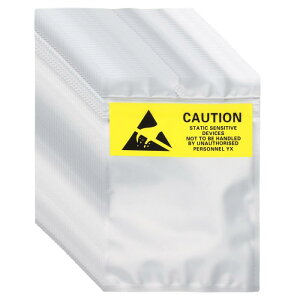 uxcell 200������ �Ód�C�h�~�� 4.1�C���`×5.9�C���`(10.5cm×15cm) �ĕ��\ ESD�V�[���h�o�b�O ���x���t�� �n�[�h�h���C�u HDD S S D �d�q�@�� �}�U�[�{�[�h�p �V���o�[