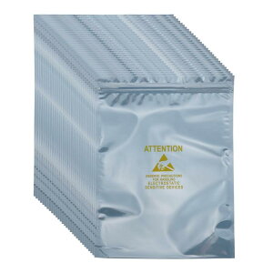 uxcell 100������ �Ód�C�h�~�� 7.1�C���`×9.8�C���` �ĕ��\ ESD�V�[���h�o�b�O ���x���t�� �n�[�h�h���C�u HDD S S D �d�q�@�� �}�U�[�{�[�h�p �V���o�[�O���[