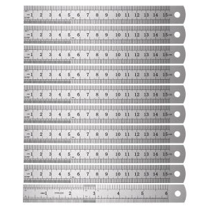 uxcell �X�e�����X�|��������K15cm(6�C���`)10���Z�b�g ���[�g���@/�C���`�\�� �����E�ƒ�E�������p