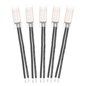 uxcell 5���� KSD9700�T�[���X�^�b�g 110°C/230°F �펞�� ���x�X�C�b�` �T�[�}���v���e�N�^�[ NC 10A 250V ���������x�R���g���[���[ �d�C�@�� ���[�^�[�@��p