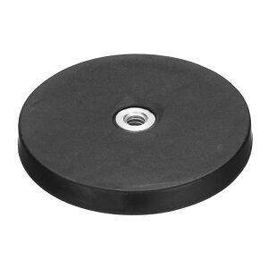 uxcell 1.7�C���`�a �S���R�[�g���� 19LBS�ω׏d �X�N���b�`�h�~ �t���b �N�}�O�l�b�g�x�[�X 1/4-20UNC���l�W�X�^�b�h���i�b�g�t�� �J�����E���C�g�o�[�E�~���[�E�H��p�}�O�l�b�g�z���_�[