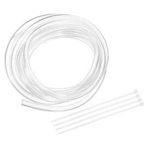 uxcell �_�� PVC �`���[�u ���a4mm × �O�a6mm - ����6.6�t�B�[�g �N���A �r�j�[�� �E�H�[�^�[ �p�C�v �y�� �v���X�`�b�N �z�[�X �E�H�[�^�[ �p�C�v �W�b�v �^�C �t�� �A�N�A�|�j�b�N�X �G�A�[ �z�[