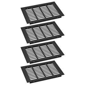 uxcell �A���~�j�E���������b�V����C�r�C�J�o�[ �����`�ʋC���O���� 4���Z�b�g 225x150mm
