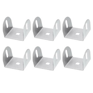 uxcell 6���� U�u ���P�b�g�i2.13�p�l���p�j50×54×43 mm �K�[�h���[����p�[�e�B�V�����ڑ��p���^��U�^�Œ�u ���P�b�g �V���o�[