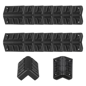 uxcell 16�� �X�s�[�J�[ �˒I �R�[�i�[ �v���e�N�^�[ 45x45x70mm �v���X�`�b�N �ςݏd�ˉ\ �K�[�h ���b�v �A���O�� �P�[�X �G�b�W �{�b�N�X �ی� �X�e�[�W DJ �I�[�f�B�I �T�E���h �P�[�X �p