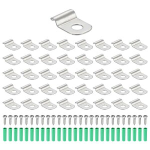 uxcell 60�� �p�b�N �d�� �p�C�v �X�g���b�v 1/8�C���` (3 mm) �P�[�u�� �p 304 �X�e�����X �X�`�[�� U�^ �X�g���b�v �N�����v 1�� �t�� �z�� ���C���[ �R�[�h �p�C�v �Œ� �p