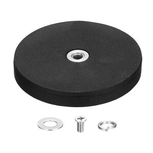 uxcell 1.7�a �S���R�[�e�B���O���� 19LBS�σX�N���b�` �t���b �N�}�O�l�b�g�x�[�X M4���X�l�W�X�^�b�h&�i�b�g�t �J�����E���C�g�o�[�E�~���[�E�H��p�}�O�l�b�g�z���_�[