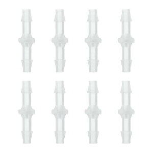 uxcell �v���X�`�b�N�z�[�X�o�[�u�t�B�b�e�B���O8�Z�b�g 5/32×5/32�o�[�u�p�C�v�R�l�N�^�[ �z�[�X�t�B�b�e�B���O�A�_�v�^�[ �X�v���C�T�[�����_�[�A�_�v�^�[���j�I�� �R���K�X�t�̋�C�z�[