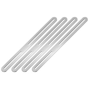 M METERXITY 4�p�b�N�̃V���O���X���b�g�t�������\�ȕ������f�B���O�v���[�g�T�|�[�g 11.02x0.94�C���`�̒����C���Œ�T�|�[�g�R�l�N�^�[ �ؐ��Ƌ�/�؍�PC�P�[�X�z���_�[�p�y�V���o�[�z