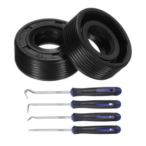uxcell 2�̃I�C���V�[���A12x25x10mm TC�j�g�����S���_�u�����b�v�J�o�[�A�t�b�N�L�b�g�A����уX�v�����O�A�@�B�����Ԏ��p�A���F