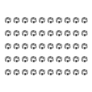 PATIKIL ���C���[�X���b�h�C���T�[�gM3x0.5 ���g���b�N 1D 3 mm50���� 304�X�e�����X�|������R�C�����C���[�X�N�����[�X���b�h�X���[�u�V�[�X�@�B���u�����ԏC���p