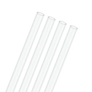 M METERXITY 4�p�b�N�̃N���A�v���X�`�b�N�`���[�u 6mm[0.24"] ID x 8mm[0.31"] OD ���Ռ������|���J�[�{�l�[�g�ۃp�C�v ������/�Ɩ�/������/�͌^�p �v���X�`�b�N�`���[�r���O [305mm/12IN]