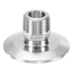 M METERXITY 1-Pack �g���C2�C���`�N�����v�t�B�b�e�B���O����3/4�C���`NTP���[���X���b�h�X�e�����X�|�p�C�v�Z�p�`�t�B�b�e�B���O �H�i/����/�z�[���u�����[�A�_�v�^�[�R�l�N�^�[ �t�F���[��OD 6