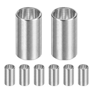 M METERXITY 8PCS M8 304�X�e�����X�X�`�[���X�y�[�T�[ 8mm ID x 10mm OD x 18mm l ���^���X�N�����[�X�^���h�I�t�u�b�V���O ��s�@�d�グ ���E���h�X�y�[�T�[ 304�X�e�����X�X�`�[�� �X�N�����[�{���g�p