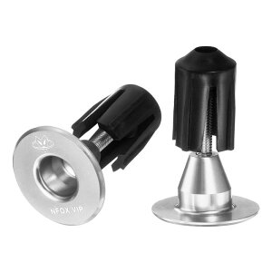 uxcell �o�[ �G���h �v���O 6061 �A���~�j�E�� �n���h�� �G���h �L���b�v ���]�� �v���O 0.7oz �g�� ���b�L���O MTB ���[�h BMX �t�B�b�N�X�h �M�A ���]�� �p �V���o�[