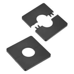 M METERXITY 2����̕Ǘp�X�v���b�g�t�����W A BS���̐����`���ȔS���G�X�J�b�V�����v���[�g�J�o�[�o�b�N�� 33 mm/1.3in�a�̃p�C�v�p�A�N�Z�T���[/��/�V�[�����O �z�ǃJ�o�[�v���[�g[�� 7mm/0.28in 