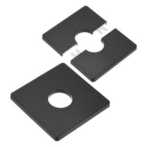 M METERXITY 2�p�b�N�̕Ǘp�X�v���b�g�t�����W A BS���̐����`�̎��ȔS���G�X�J�b�V�����v���[�g�J�o�[�o�b�N�� 28mm/1.1in�a�̃p�C�v�p�A�N�Z�T���[/��/�V�[�����O �z�ǃJ�o�[�v���[�g[�� 7mm/0.28i