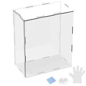 M METERXITY 1�p�b�N�̃A�N�����f�B�X�v���C�P�[�X 7.9x3.9x9.8�C���`/20x10x25cm�̃A�N�����N���A�f�B�X�v���C�P�[�X�{�b�N�X �R���N�V�����p�̍����ؐ��x�[�X�t�� �h�o�V���[�P�[�X[�z���C�g �N��