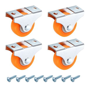 PATIKIL 1.3�C���`�Œ�L���X�^�[�z�C�[�� �i�C�����{�[���x�A�����O���^���]�L���X�^�[�z�C�[�� �Ƌ�����o�����[�{�b�N�XDIY�v���W�F�N�g�p���^���g�b�v�v���[�g�t��-4�i�I�����W�j