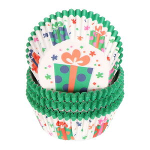 uxcell 100�̃J�b�v�P�[�L���C�i�[ �J�b�v�P�[�L�J�b�v �W���T�C�Y �}�t�B�����C�i�[ �y�[�p�[ �x�[�L���O�J�b�v ���b�p�[ �O�� �[�X�v���[�t �p�[�e�B�[ ������ �M�t�g�{�b�N�X