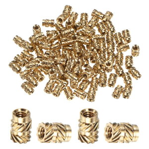 M METERXITY 100�p�b�N�̃l�W���݃C���T�[�g - M2 x 5mm L x 3.5mm OD�^�J�q�[�g�Z�b�g�C���T�[�g�i�b�g 3D�v�����g���i/�v���X�`�b�N���i/�~�j�`���A�d�q���i�p�������g���b�N�m�u�t���i�b�g
