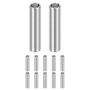 M METERXITY 12PCS M7 304XeXX`[Xy[T[7mm ID x 10mm OD x 45mm l ^XN[X^hItubVOs@dグEhXy[T[304XeXX`[plW{gVo[