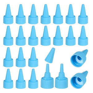 PATIKIL 20/410 �g�D�C �X�g�g�b�v�L���b�v 60�� �v���X�`�b�N���X�N �C�[�Y�{�g�������L���b�v �t�H�[���K�X�P�b�g�t�� �y�C���g�W �ڒ��܃f�B�X�y���V���ODIY�N���t�g�p �u���[