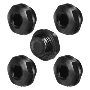 M METERXITY 5�p�b�N �C���i�[�w�b�N�X�w�b�h�p�C�v�v���O�G���h�L���b�v�AM16x1.5mm�i�C�����K�[�f���z�[�X�X�g�b�p�[�R�l�N�^�[�v���O�A�p�C�v�G���h���I�����邽�߂̃V�[�������O�t���y��