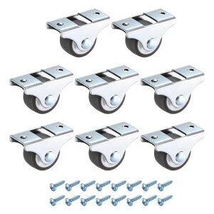 PATIKIL 1�C���`�Œ�L���X�^�[�z�C�[�� TPR�x�A�����O�Ȃ����^���]�L���X�^�[�z�C�[�� �Ƌ�����o�����[�{�b�N�XDIY�v���W�F�N�g�p���^���g�b�v�v���[�g�t��-8�i���F�j