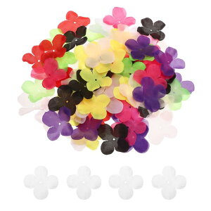 PATIKIL 1.8�C���`�i4.5cm�j�Ԃ̃p�b�`100�̐l�H�Ԏ���p�b�`�V���N�z�A�b�v���P�X�N ���b�v�u�b�L���O�E�F�f�B���ODIY�N���t�g�p�i�J�[�h�z���C�g