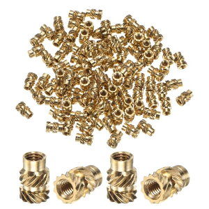 M METERXITY 150�p�b�N�̃l�W���݃C���T�[�g M3 x 7.5mm x 5mm�^�J�������m�u���g���b�N�i�b�g �v���X�`�b�N/DIY 3D�v�����g�R���|�[�l���g�p�̐^�J�q�[�g�Z�b�g�C���T�[�g���ߍ��݃i�b�g