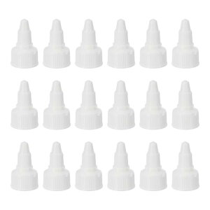 PATIKIL 20/410�c�C �X�g�{�g���L���b�v 18�� �v���X�`�b�N���u�G�b�W�X�N �C�[�Y�{�g�������L���b�v �t�H�[���K�X�P�b�g�t�� �y�C���g�W�ڒ��܃f�B�X�y���T�[�p �z���C�g