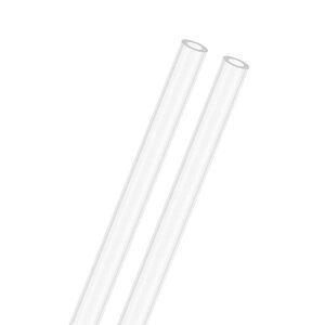 M METERXITY 2�p�b�N�̃N���A�v���X�`�b�N�`���[�u 4mm[0.16"] ID x 7mm[0.28"] OD ���Ռ������|���J�[�{�l�[�g�ۃp�C�v ������/�Ɩ�/������/�͌^�p �v���X�`�b�N�`���[�r���O [305mm/12IN]