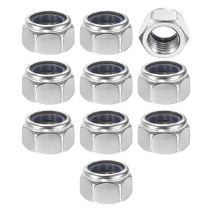 M METERXITY 10����i�C�����C���T�[�g�w�b�N�X���b�N�i�b�g M22 x 2.5mm�X���b�h304�X�e�����X�X�`�[�����ȃ��b�N�i�b�g�Z�p�`�i�b�g���g���b�N�i�b�g �@�B/�ƒ�p�C��/�Y�Ɨp�t�@�X�i�[