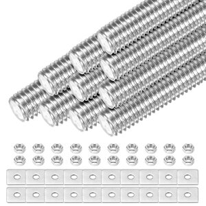 M METERXITY 10�Z�b�g�̑S�˂����b�h M5x30mm 304�X�e�����X�|�E�˂��o�[�X�^�b�h �i�b�g����у��b�V���[�t�� �Ƌ�A���J�[�{���g/�N�����v/U�{���g�p ���g���b�N�˂��t���X�N�����[