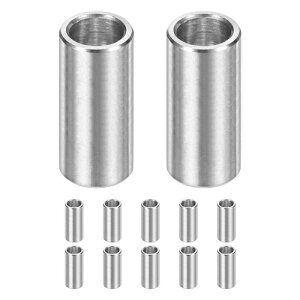M METERXITY 12PCS M7 304XeXX`[Xy[T[7mm ID x 10mm OD x 22mm l ^XN[X^hItubVOs@dグEhXy[T[304XeXX`[plW{gVo[