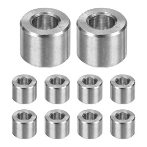 M METERXITY 10��M5 304�X�e�����X�X�y�[�T�[5mm ID x 10mm OD x 8mm l ���^���X�N�����[�X�^���h�I�t�u�b�V���O��s�@�d�グ���E���h�X�y�[�T�[304�X�e�����X�X�`�[���p�{���g�V���o�[