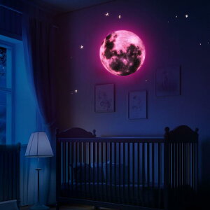 uxcell �p�e�B �I�p�~���X�e�b�J�[�A20cm �~�� �p�e�B �I �Ǒ����X�e�b�J�[ �q������ �x�b�h���[�� ���ԗp �P�����̃f�J�[�� �X�e�b�J�[�A�s���N