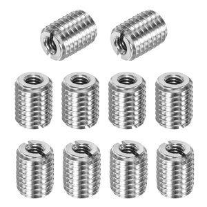M METERXITY 10�p�b�N�̃X���b�h�A�_�v�^�[�X���[�u���_�N�V�����i�b�g�AM12x1.75���X����M6x1���X�ւ�15mm H�X���b�h���y�A�C���T�[�g�X�e�����X�X�`�[���i�b�g�X�N�����[���f���[�T�[�A�X�N��