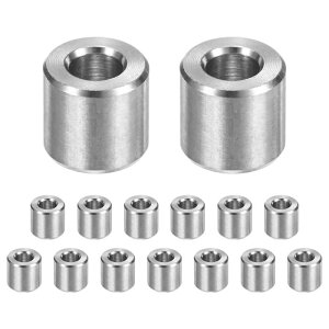 M METERXITY 15PCS M6 304�X�e�����X�X�`�[���X�y�[�T�[5mm ID x 10mm OD x 9mm l ���^���X�N�����[�X�^���h�I�t�u�b�V���O��s�@�d�グ���E���h�X�y�[�T�[304�X�e�����X�X�`�[���p�l�W�{���g�V���o�[