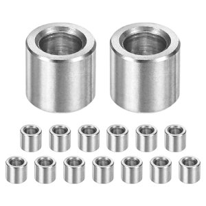 M METERXITY 15PCS M6 304�X�e�����X�X�`�[���X�y�[�T�[6mm ID x 10mm OD x 9mm l ���^���X�N�����[�X�^���h�I�t�u�b�V���O��s�@�d�グ���E���h�X�y�[�T�[304�X�e�����X�X�`�[���p�l�W�{���g�V���o�[