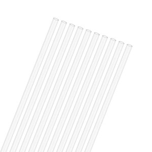 M METERXITY 10�p�b�N�̃N���A�v���X�`�b�N�`���[�u 2mm[0.08"]���a×3 mm[0.12"]�O�a�̍��Ռ������|���J�[�{�l�[�g�ۃp�C�v ������/�Ɩ�/����/�͌^�p �v���X�`�b�N�`���[�r���O[500mm/19.7IN]