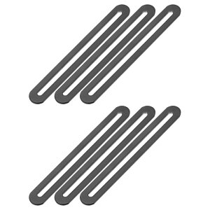 M METERXITY 6�p�b�N�̃V���O���X���b�g�t�������\�ȕ������f�B���O�v���[�g�T�|�[�g �ؐ��Ƌ�/�؍�PC�P�[�X�z���_�[�p��6.1x0.75�C���`�̃X�g���[�g���y�A�t�B�L�V���O�T�|�[�g�R�l�N�^[��]