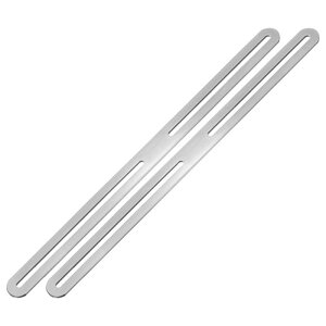 M METERXITY 2�p�b�N�̃V���O���X���b�g�t�������\�ȕ������f�B���O�v���[�g�T�|�[�g �ؐ��Ƌ�/�؍�PC�P�[�X�z���_�[�p��14.17x0.94�C���`�̃X�g���[�g���y�A�t�B�L�V���O�T�|�[�g�R�l�N�^[�V