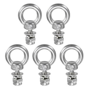 M METERXITY �i�b�g�t���A�C�{���g5�Z�b�g M3x9mm 304�X�e�����X�|���t�e�B���O�V�����_�[�A�C�{���g ���b�V���[�ƃi�b�g�t�� �݂艺���p�y�V���o�[�g�[���z