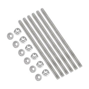 PATIKIL 6�Z�b�gM8 x 1.25mm�S�˂����b�h6�C���`/150mm 304�X�e�����X�|�S�˂����b�h���[�g���E�˂�12�̃t�����W�Z�p�i�b�g�t���N�����v�n���K�[U�{���g