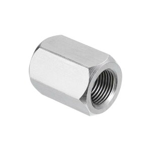 PATIKIL M14 x 1.5�s�b�` 304�X�e�����X�| �Z�p�J�b�v�����O�i�b�g 30mm / 1.2�C���` ���� �t���X���b�h���b�h�J�b�v�����O�i�b�g �X�^�b�h�R�l�N�^�t�@�X�i�[ �V���o�[�g�[��