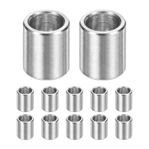 M METERXITY 12PCS M7 304�X�e�����X�X�`�[���X�y�[�T�[7mm ID x 10mm OD x 12mm l ���^���X�N�����[�X�^���h�I�t�u�b�V���O��s�@�d�グ���E���h�X�y�[�T�[304�X�e�����X�X�`�[���p�l�W�{���g�V���o�[