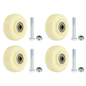 PATIKIL �������`�F�A�p�L���X�^�[ 2.95 x 1.2 4�Z�b�g �L���X�^�[�z�C�[�� �������`�F�A�p �����p �X���[�Y�ŐÂ��ȃ��[�����O �n�[�h�E�b�h�t���A �J�[�y �b�g �X�g���[�W�J�[�g ���[�����O