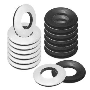 M METERXITY 15�p�b�NEPDM�{���f�b�h�V�[�����O���o�[���b�V���[ 304�X�e�����X�X�`�[��1/2 x 1 OD�l�I�v�������o�[���b�V���[�K�X�P�b�g �{���g/�X�N�����[/�@�B/�D/�����p